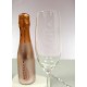 Personalised Name Only Flute & Mini Gold Bottega Prosecco Set