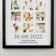 Personalised Special Date Black Multi Photo Frame