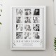 Personalised Wedding White Multi Photo Frame