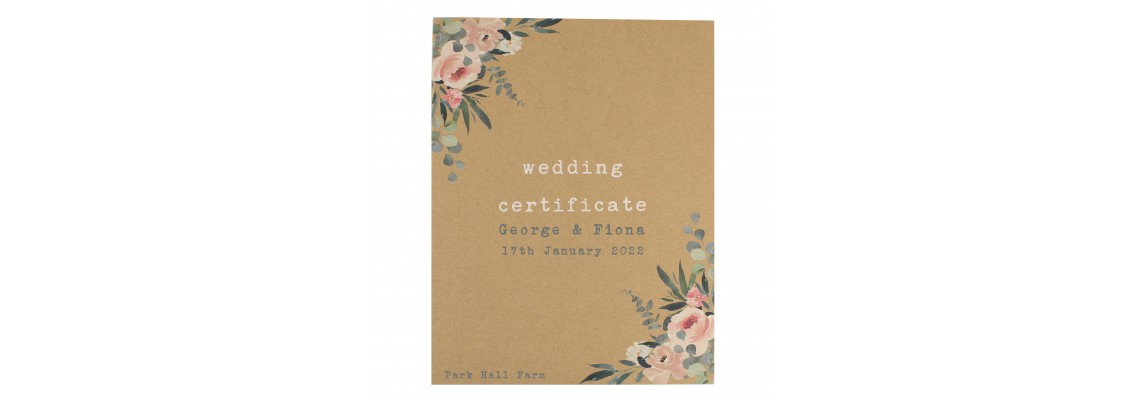 The importance of Wedding Certificate Holder
