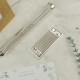 Personalised Free Text Silver Plated Wedding Certificate Holder