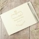 Personalised Gold Ornate Swirl Hardback Guest Book & Pen