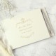 Personalised Gold Ornate Swirl Hardback Guest Book & Pen