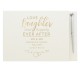 Personalised Happily Ever After Wedding Hardback Guest Book & Pen