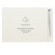 Personalised Hearts Design Hardback Guest Book & Pen
