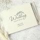 Personalised Botanical Wedding Guest Book & Pen