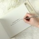 Personalised Botanical Wedding Guest Book & Pen