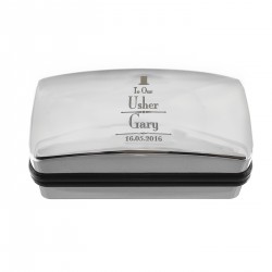 Personalised Decorative Wedding Usher Cufflink Box