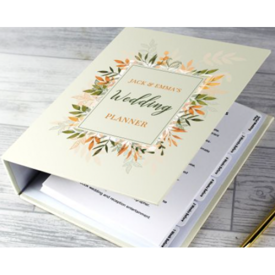 Personalised Autumnal Wedding Planner