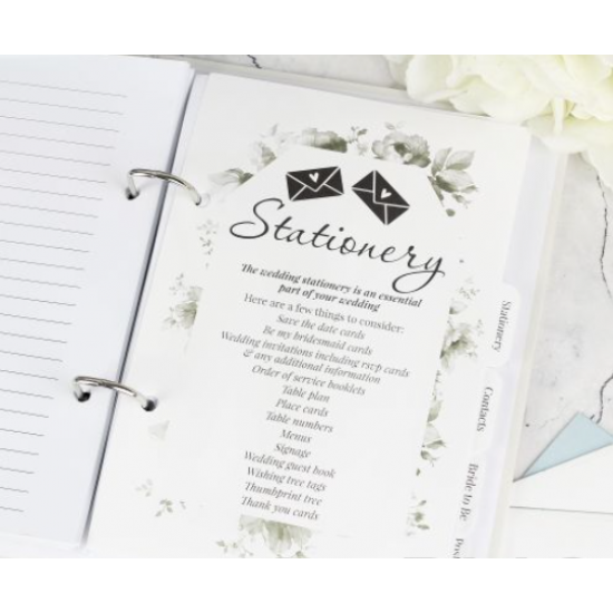 Personalised Autumnal Wedding Planner