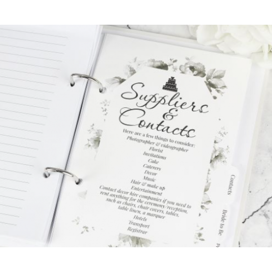 Personalised Autumnal Wedding Planner