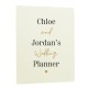 Personalised Black & Gold Wedding Planner